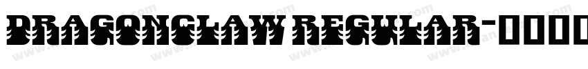 DragonClaw Regular字体转换